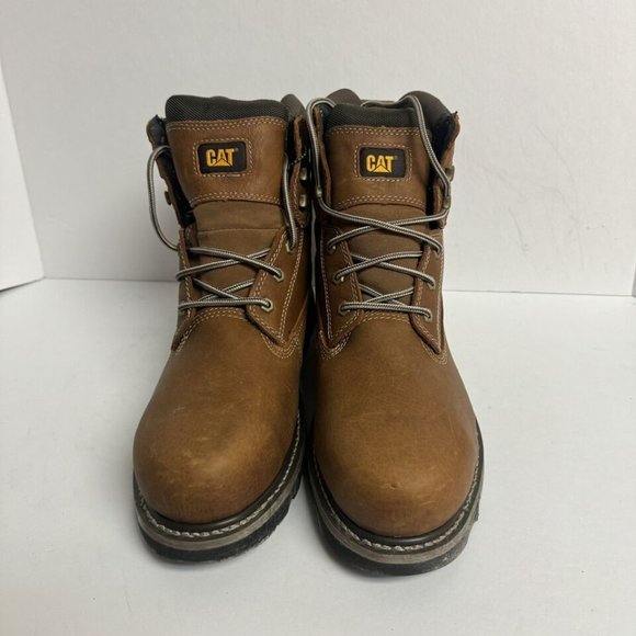 Caterpillar Mens Idaho 6” Waterproof Steel Toe Work Boot Brown Size 11.5 M main image 4